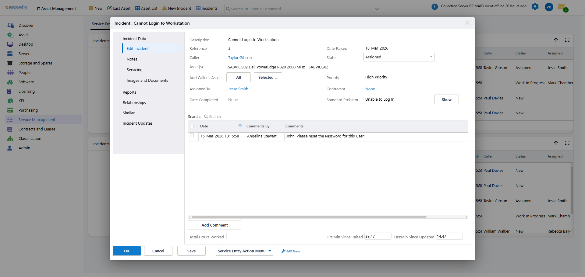 Screenshot from the xAssets product suite